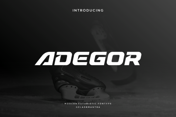 Adegor Font: A Dynamic Display Font for Modern Design