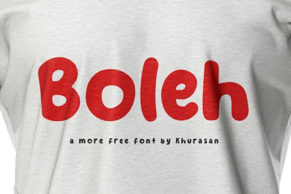 Boleh: A Modern Display Font for Handmade Creations