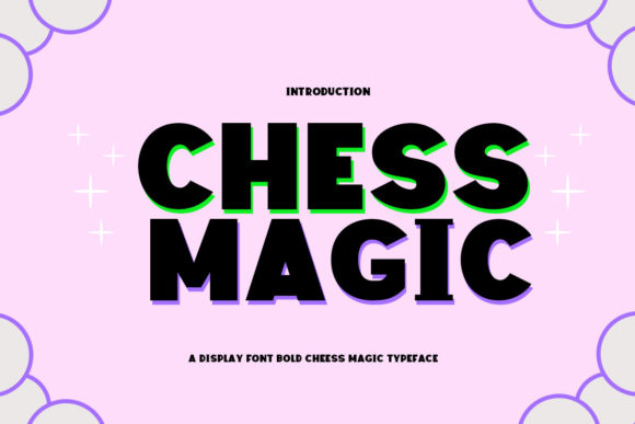 Chess Magic: A Display Font That Elevates Your Branding
