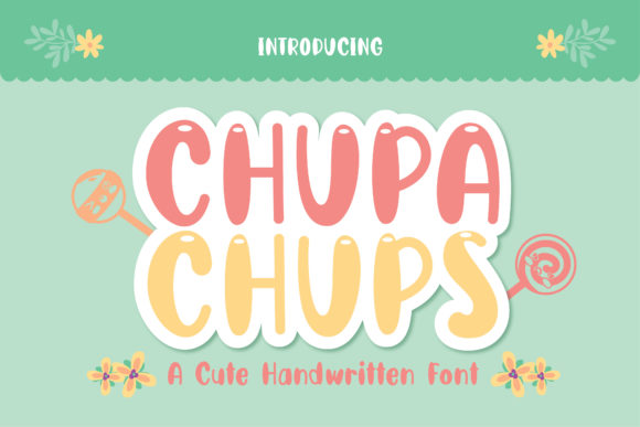 Chupa Chups: A Playful Display Font for Creative Projects