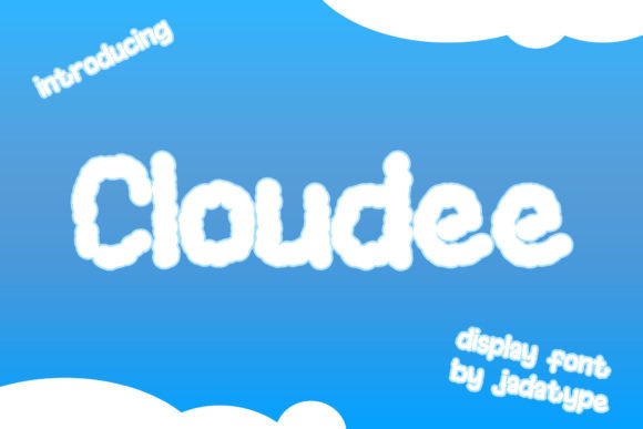 Cloudee: A Playful Display Font for Memorable Branding
