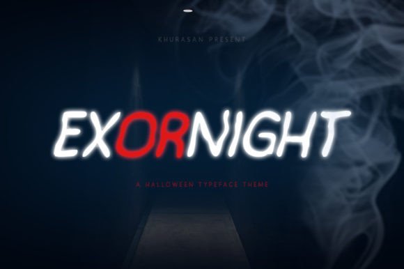 Exornight: A Display Font for Bold Campaign Designs