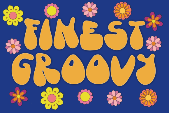 Finest Groovy: A Retro Font for Eye-Catching Campaigns