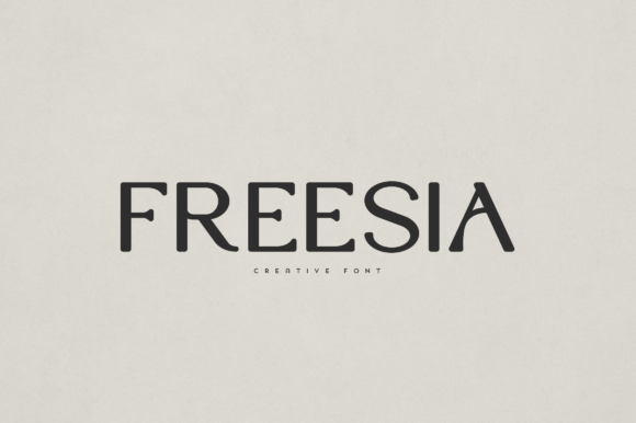 Freesia Font: A Stylish Display Type for Design Projects