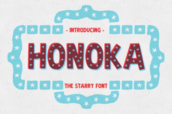 Honoka Display Font for Trendy Campaign Designs