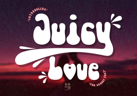 Juicy Love Font for Eye-Catching Digital Campaigns