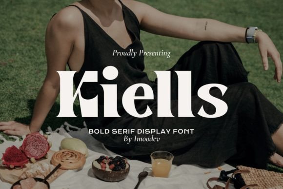 Kiells: A Modern Display Font for Digital Branding
