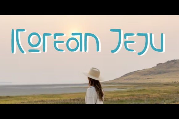Korean Jeju for Modern Branding and Display Typography