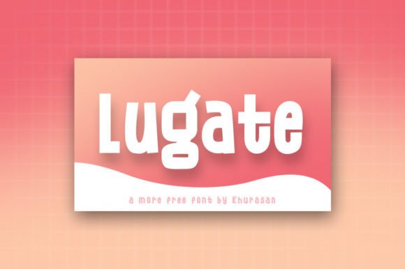 Lugate: A Modern Display Font for Editorial Design