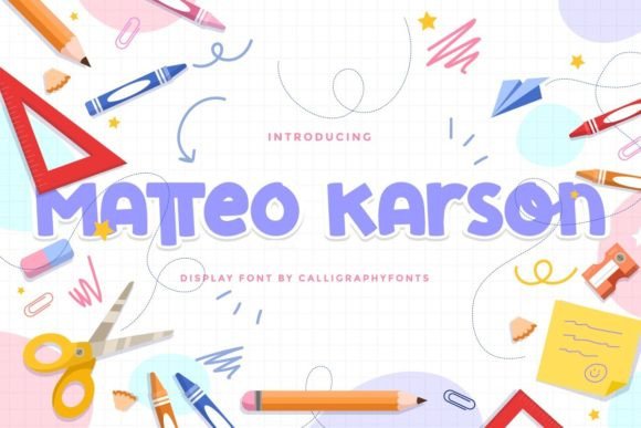 Matteo Karson: A Playful Display Font for Creative Branding