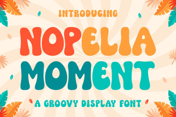 Nopelia Moment Display Font for Web and Digital Projects
