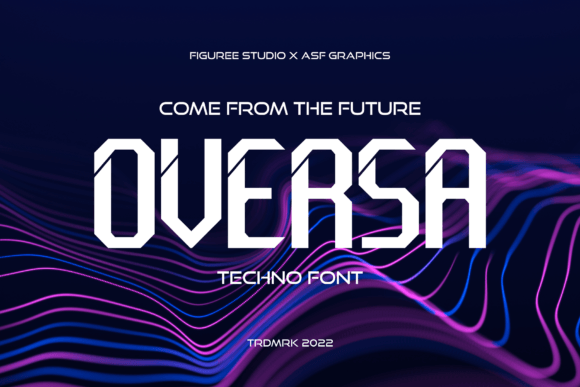 Oversa Font for Futuristic Design and Display Creativity