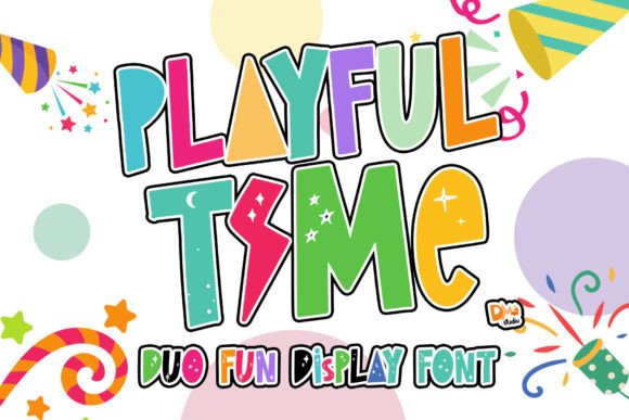 Playful Time Font for Eye-Catching Design