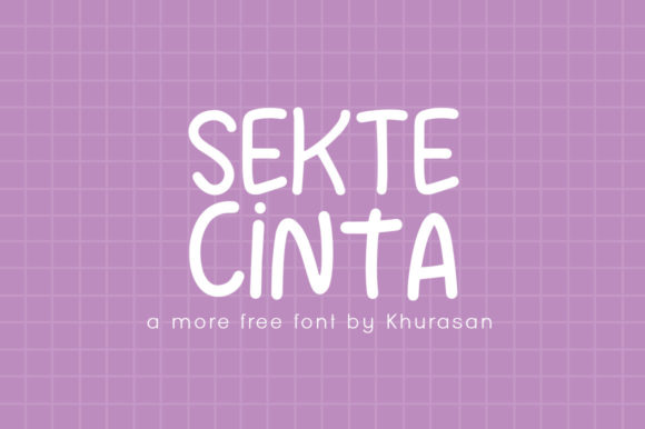 Sekte Cinta: A Modern Display Font for Creative Projects