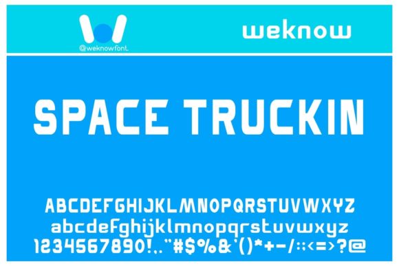 Space Truckin: A Whimsical Display Font for Modern Editorial Design