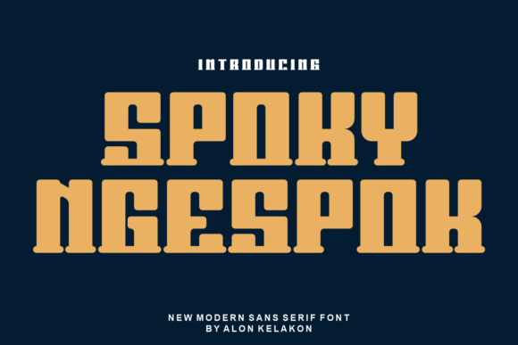Spoky Ngespok Font Review and Download Guide