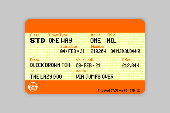 Spotted Rail Ticket: A Bubbly Display Font for Youthful Branding