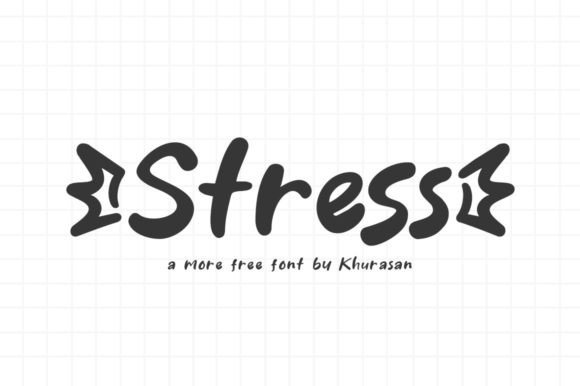 Stress Font for Modern Editorial Design