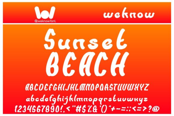 Sunset Beach Font for Eye-Catching Campaign Designs