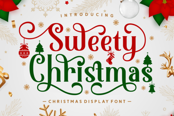 Sweety Christmas: A Handwritten Display Font for Festive Editorial Design