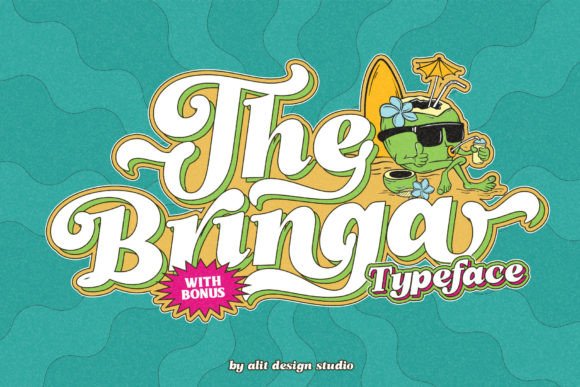 The Bringa: A Retro Display Font for Bold Branding