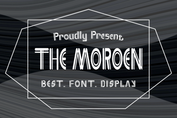 The Moroen: A Bold Display Font for Eye-Catching Campaigns