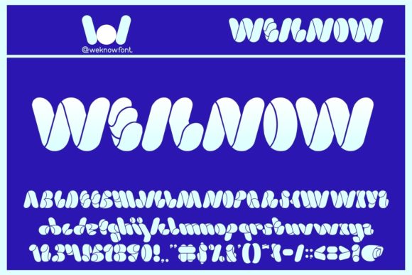 Weknow Font for Creative Projects and Branding