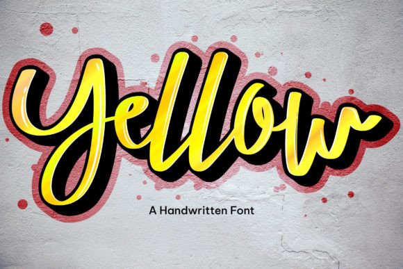 Yellow: A Handwritten Font for Stylish Editorial Design